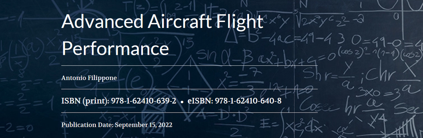Book: Filippone, Advanced Aircraft Flight Performance